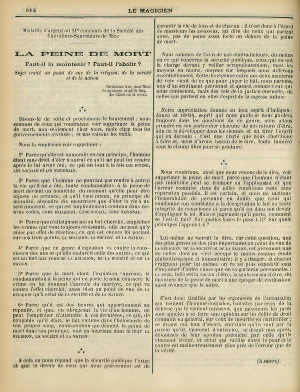 
						Affichage en mode lecture de la page
					