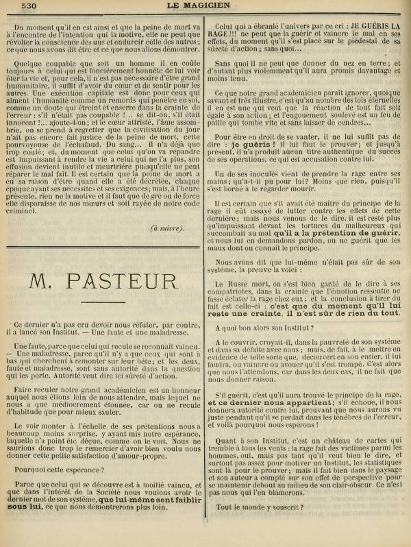 
						Affichage en mode lecture de la page
					