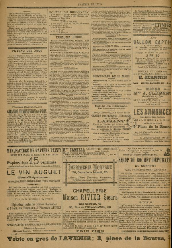 
						Affichage en mode lecture de la page
					