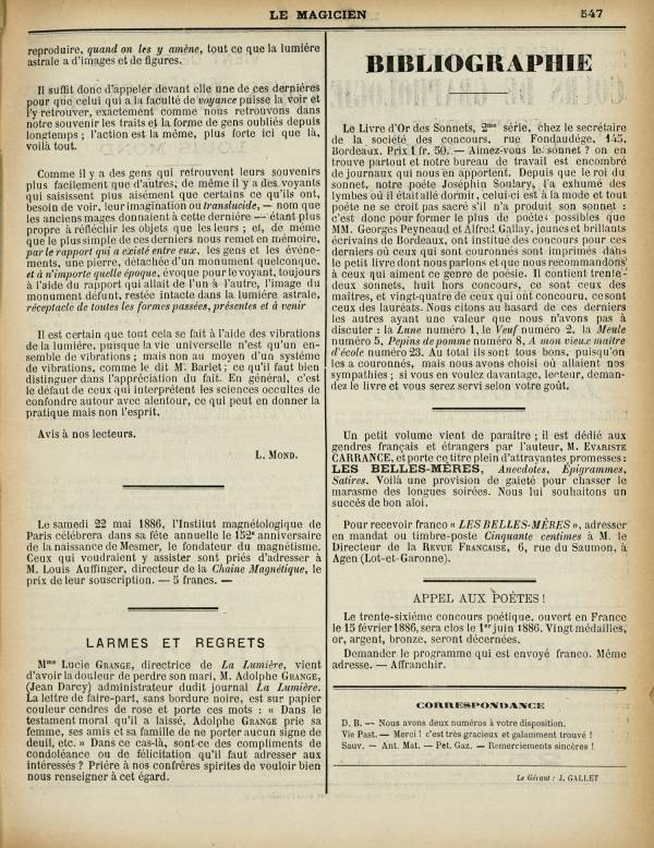 
						Affichage en mode lecture de la page
					