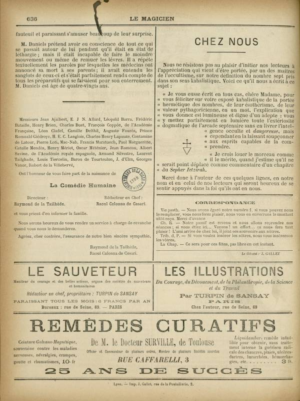 
						Affichage en mode lecture de la page
					