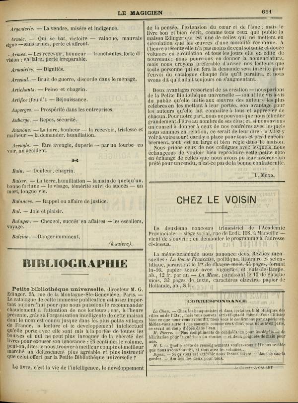 
						Affichage en mode lecture de la page
					