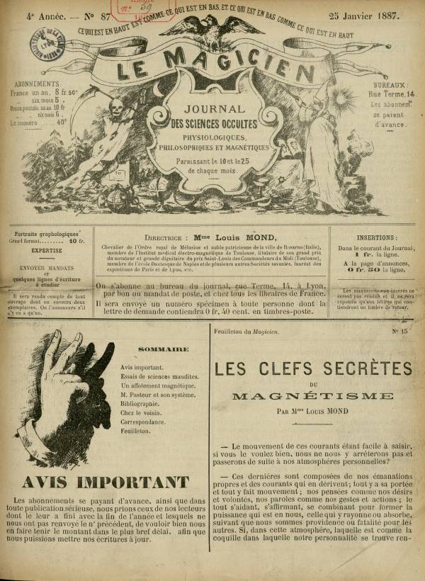 
						Affichage en mode lecture de la page
					