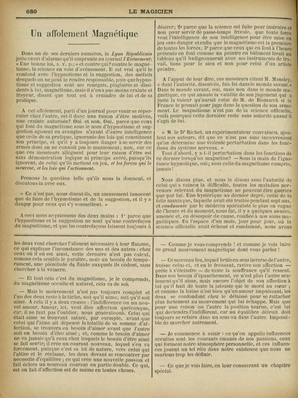 
						Affichage en mode lecture de la page
					