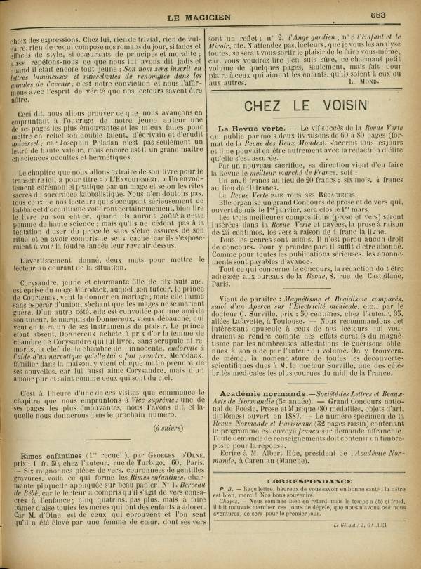 
						Affichage en mode lecture de la page
					