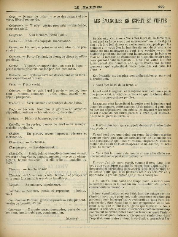 
						Affichage en mode lecture de la page
					