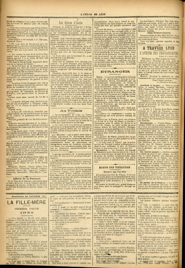 
						Affichage en mode lecture de la page
					