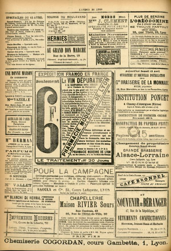 
						Affichage en mode lecture de la page
					