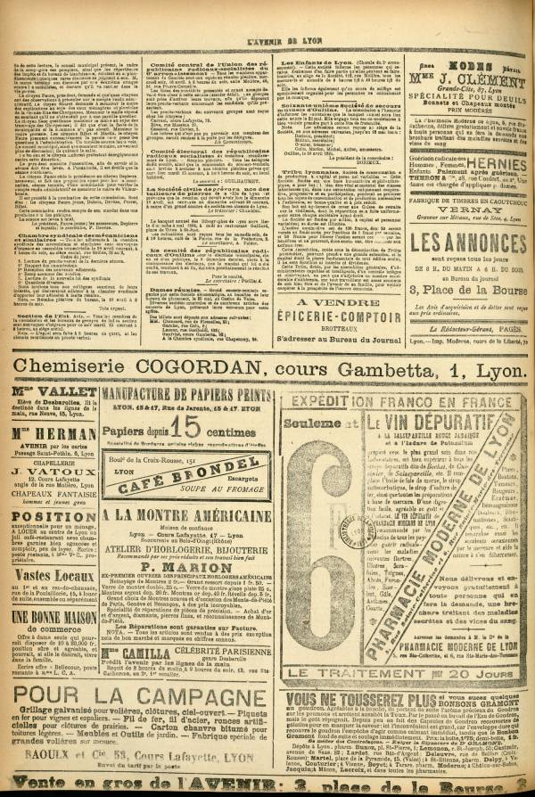 
						Affichage en mode lecture de la page
					