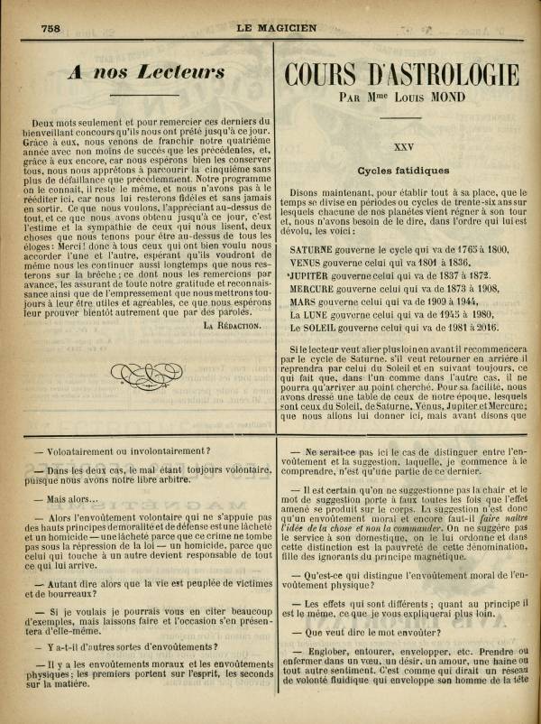 
						Affichage en mode lecture de la page
					