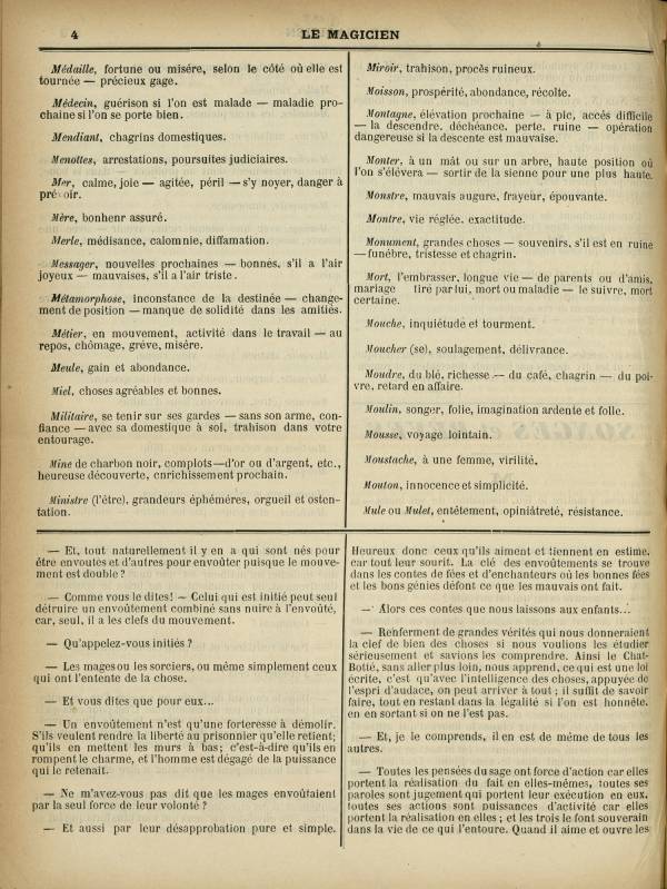 
						Affichage en mode lecture de la page
					