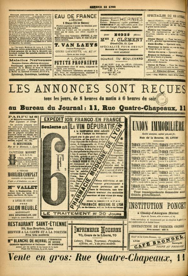
						Affichage en mode lecture de la page
					
