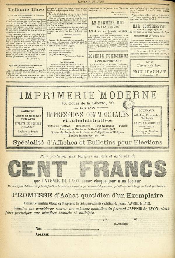 
						Affichage en mode lecture de la page
					