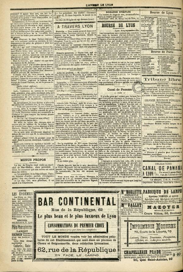 
						Affichage en mode lecture de la page
					