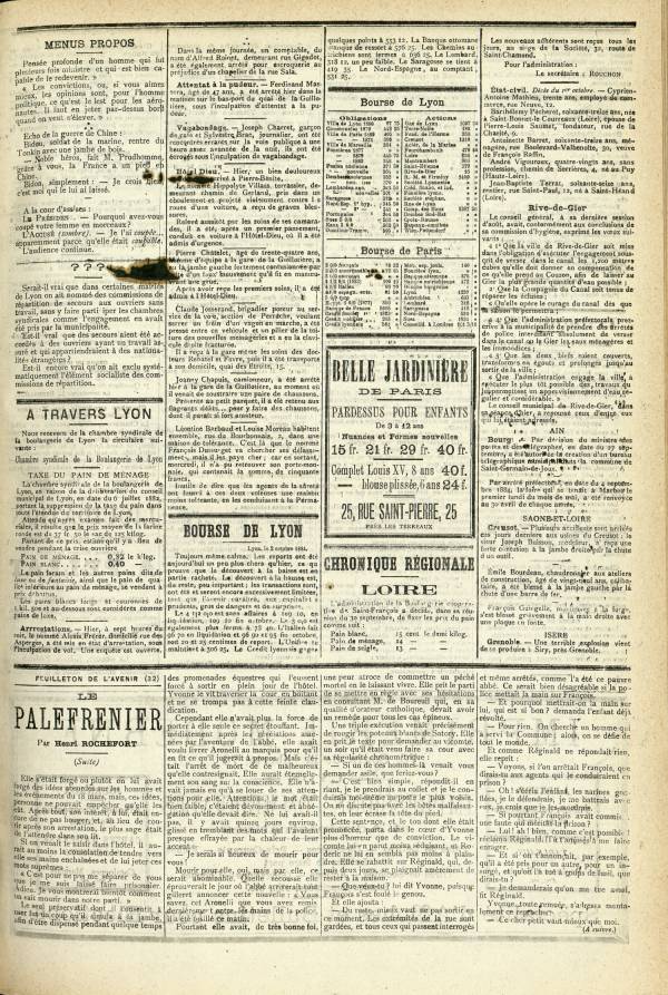 
						Affichage en mode lecture de la page
					