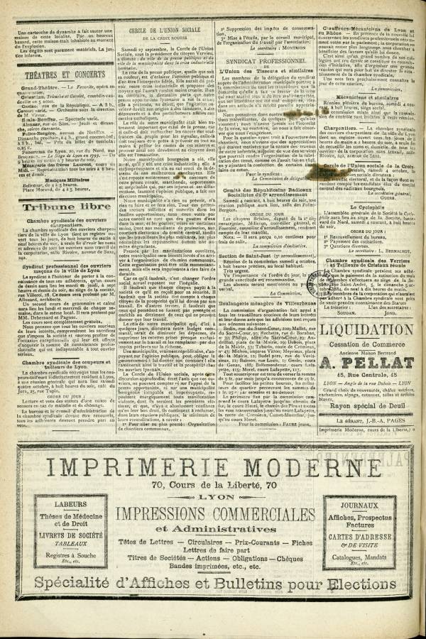 
						Affichage en mode lecture de la page
					