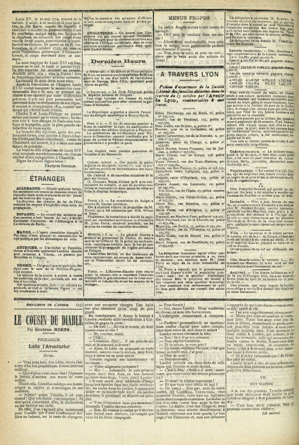 
						Affichage en mode lecture de la page
					