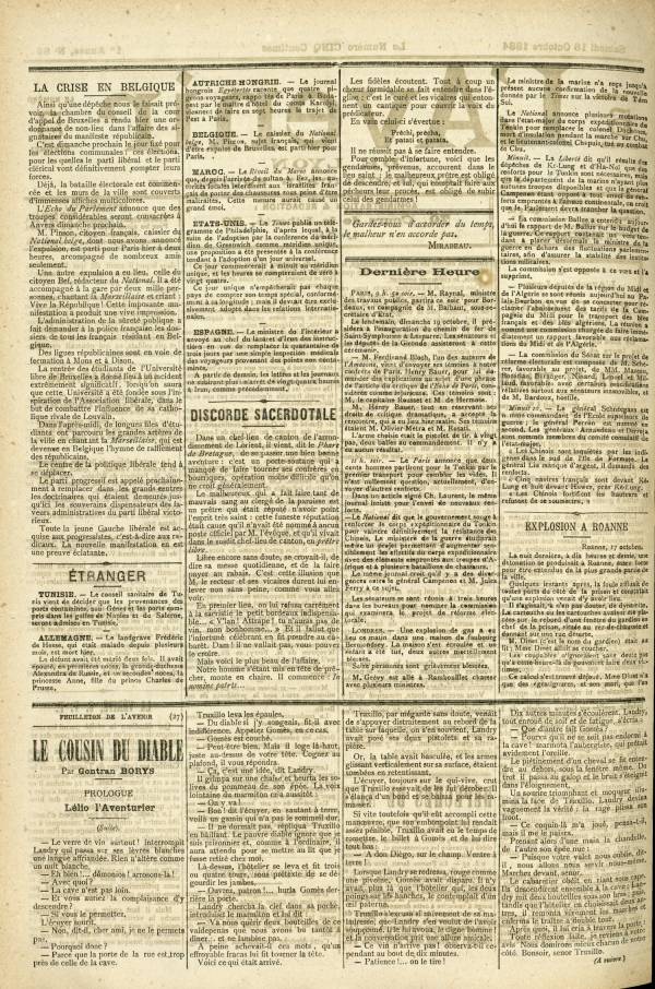 
						Affichage en mode lecture de la page
					