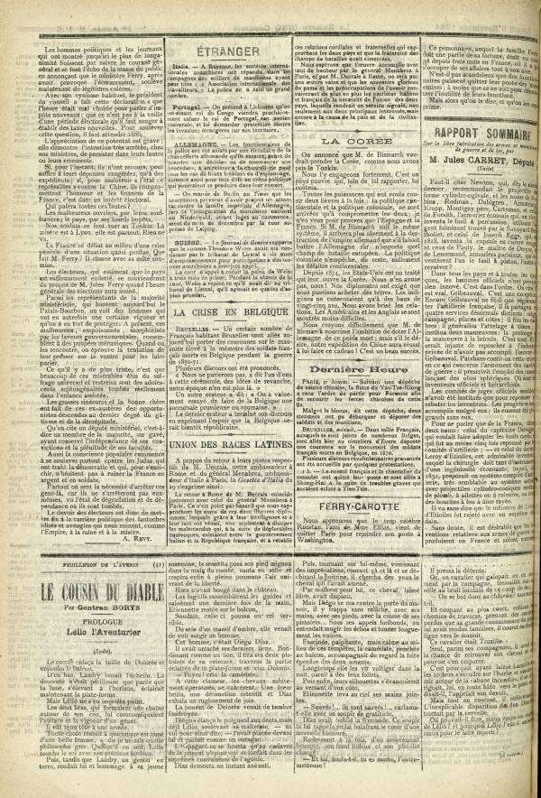 
						Affichage en mode lecture de la page
					