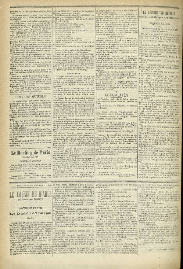 
						Affichage en mode lecture de la page
					