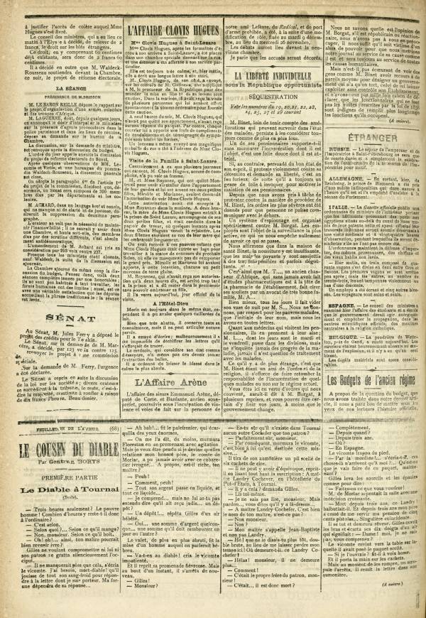 
						Affichage en mode lecture de la page
					