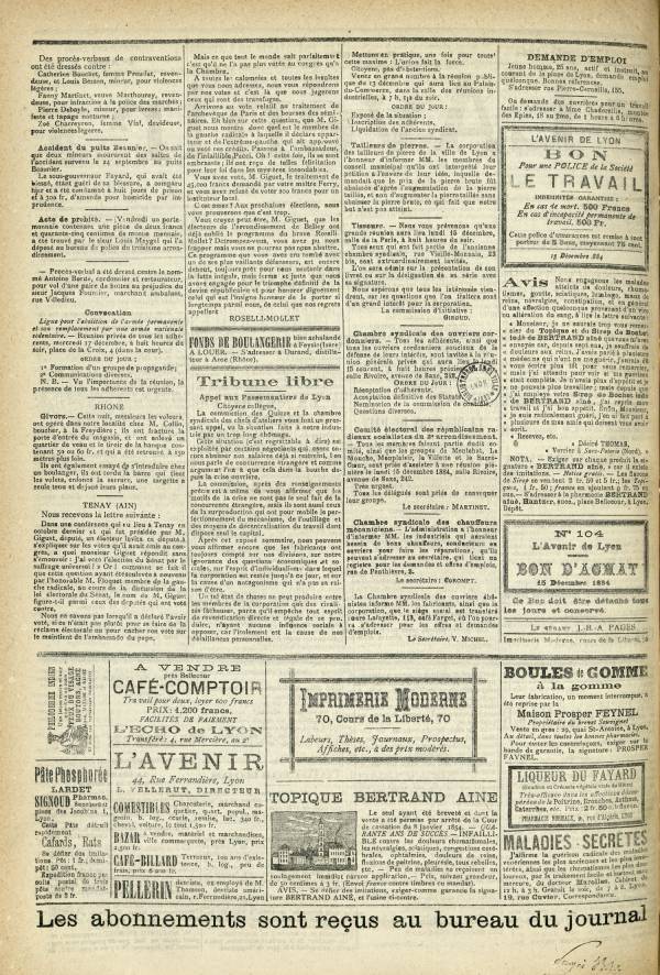 
						Affichage en mode lecture de la page
					