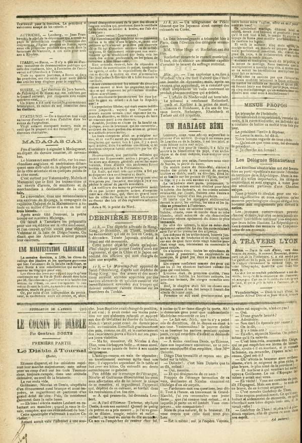 
						Affichage en mode lecture de la page
					