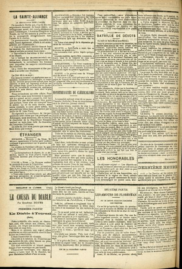 
						Affichage en mode lecture de la page
					