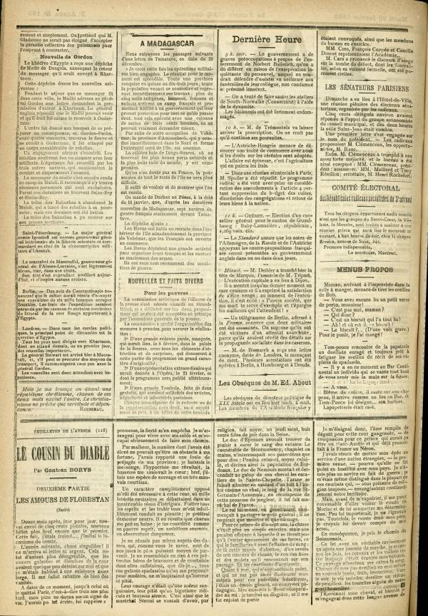 
						Affichage en mode lecture de la page
					