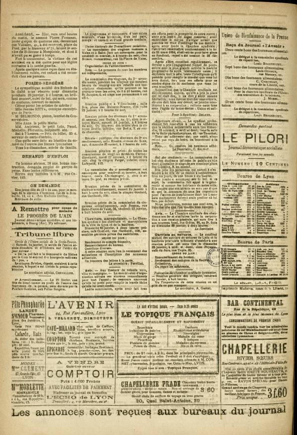 
						Affichage en mode lecture de la page
					