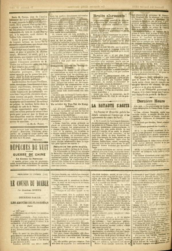 
						Affichage en mode lecture de la page
					