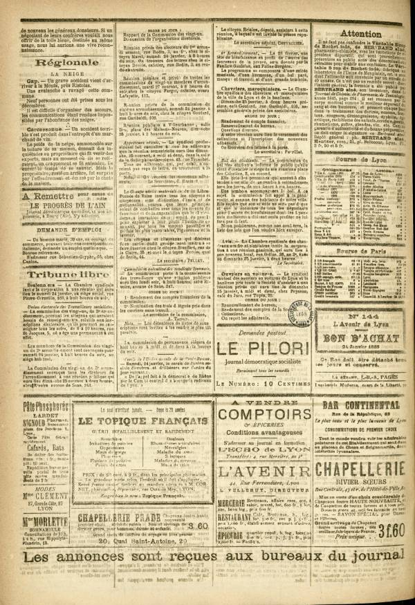 
						Affichage en mode lecture de la page
					