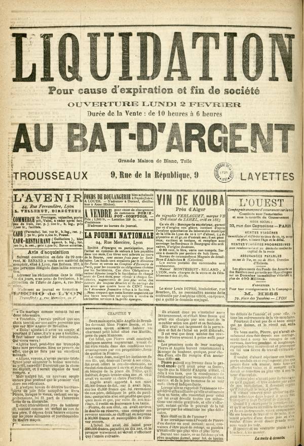 
						Affichage en mode lecture de la page
					