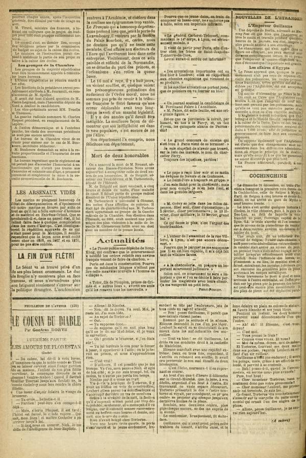 
						Affichage en mode lecture de la page
					