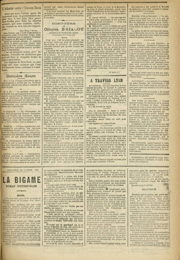 
						Affichage en mode lecture de la page
					