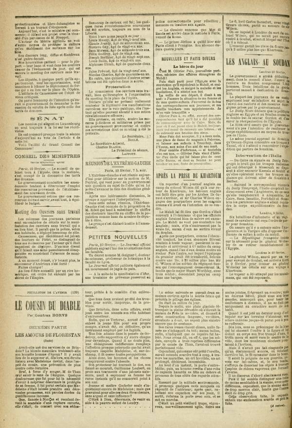 
						Affichage en mode lecture de la page
					