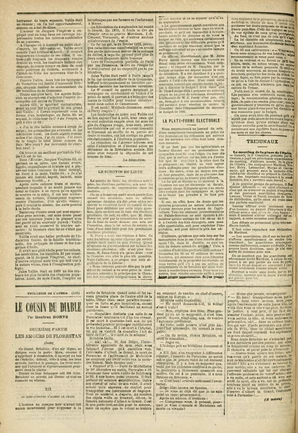 
						Affichage en mode lecture de la page
					