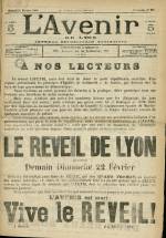 L'AVENIR DE LYON, Deuxième Année - N°215