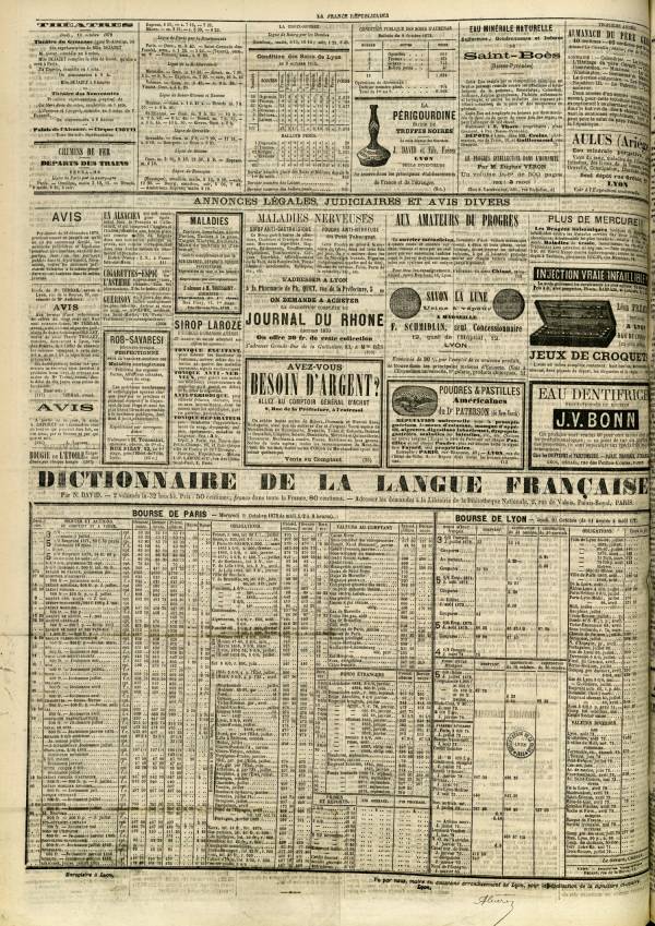 
						Affichage en mode lecture de la page
					