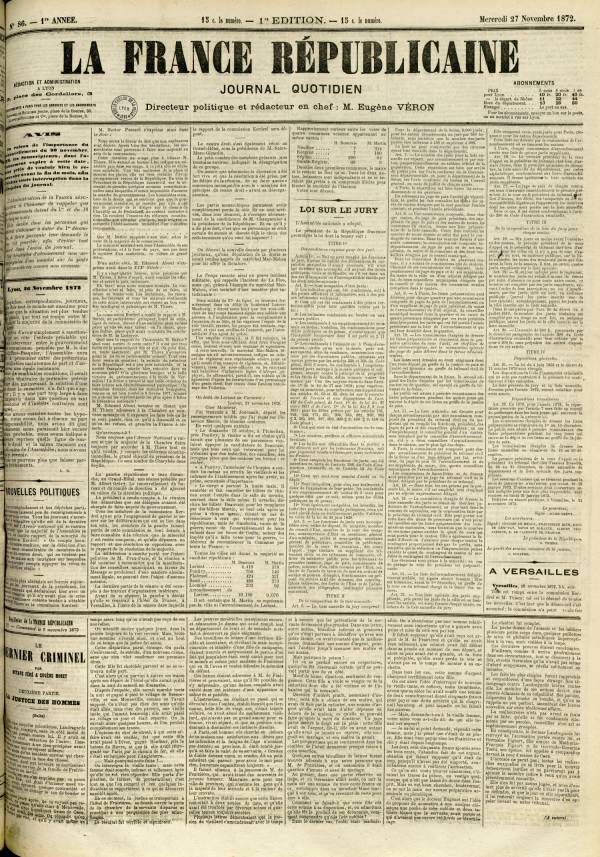 
						Affichage en mode lecture de la page
					