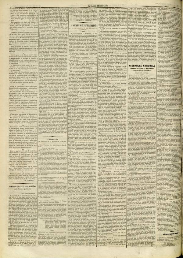 
						Affichage en mode lecture de la page
					