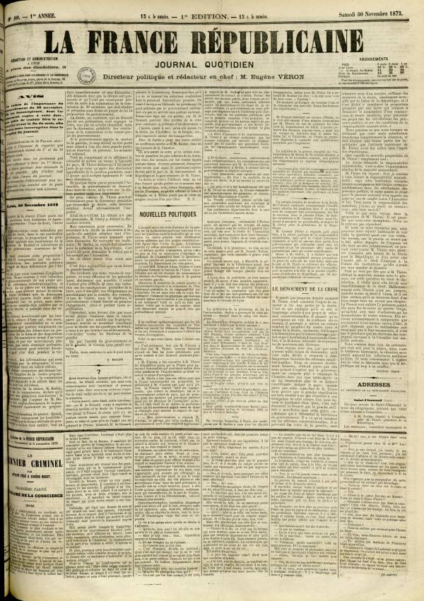 
						Affichage en mode lecture de la page
					