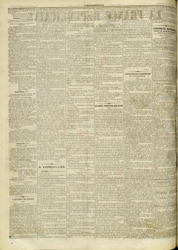 
						Affichage en mode lecture de la page
					