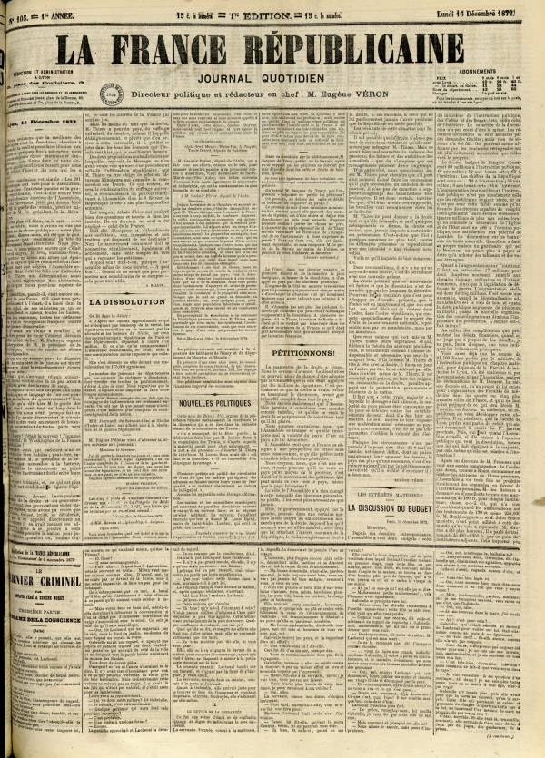 
						Affichage en mode lecture de la page
					