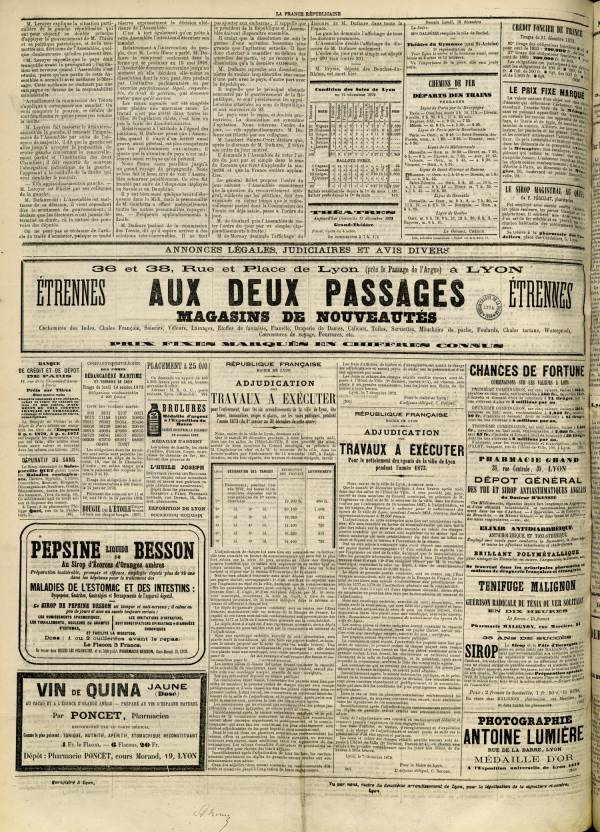 
						Affichage en mode lecture de la page
					