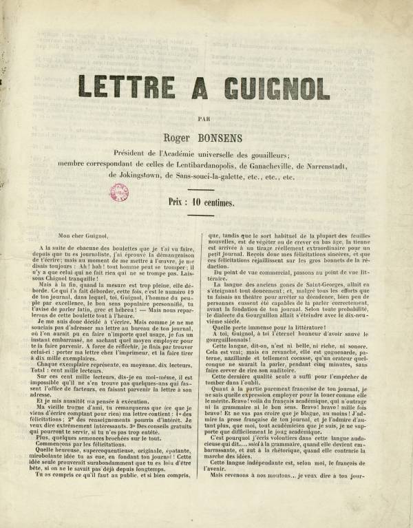 
						Affichage en mode lecture de la page
					