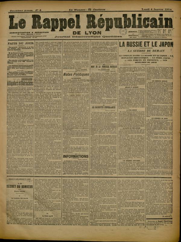 
						Affichage en mode lecture de la page
					