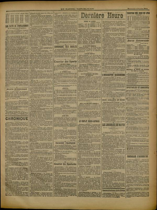 
						Affichage en mode lecture de la page
					