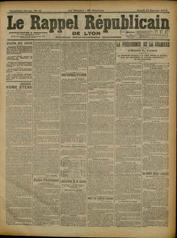 
						Affichage en mode lecture de la page
					