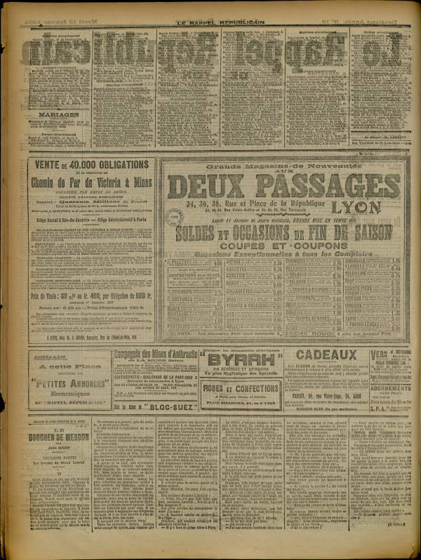 
						Affichage en mode lecture de la page
					